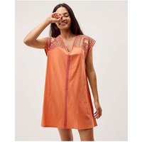 Juliet Embroidered Mini Kaftan