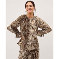 Pippa Animal Print Blouse