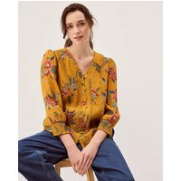 Rosaleigh V Neck Floral Blouse