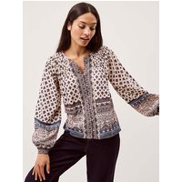Hern Print Jersey Blouse