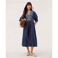 Betty Denim Midi Dress Denim Blue
