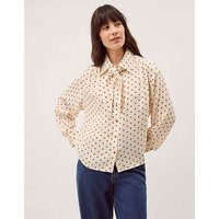 Esme Polka Dot Shirt & Scarf