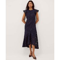 Gina Floral Lace Midi Dress