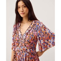 Ceri Floral Jersey Midi Dress