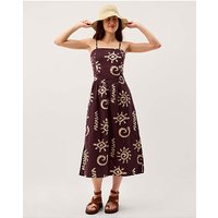 Mafalda Print Bandeau Midi Dress