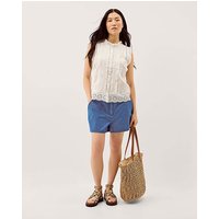 Cece Denim Shorts Denim Blue