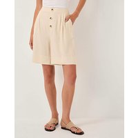 Lucy Linen Blend Longline Shorts