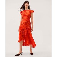Josie Jacquard Floral Midi Dress