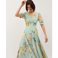 Carris Floral Midi Dress