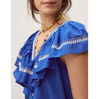 Fenn Ruffle Jersey Top