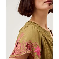 Fiona Embroidered Cotton Top