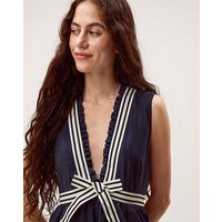 Cece Stripe Bow Midi Dress