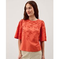 Georgia Floral Embroidered Top