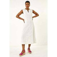 Panel Detail Midi Dress