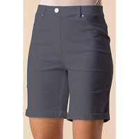 Turn Up Stretch Shorts Dark Grey