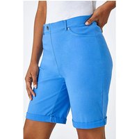 Turn Up Stretch Shorts Light Denim