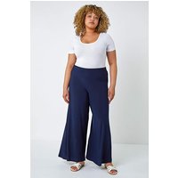 Elastic Waist Wide Trousers 22 24