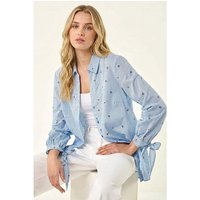 Cherry Stripe Cotton Shirt