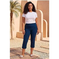 Cropped Stretch Trouser Midnight