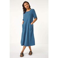 Textured line Midi Dress