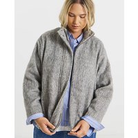 SBE Wool Look Funnel Neck Jacket
