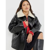 SBE Lacquered Aviator Jacket