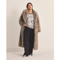 SBE Faux Fur Maxi Coat