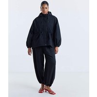 Hooded Swing Parka Jacket
