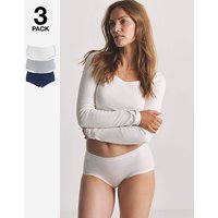 3Pk Basic Midi Knicker MultI Multi
