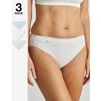 3Pk Tai Hi Leg Knicker Multi Multi Coloured