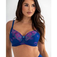 Moi St Tropez Full Cup Bra Blu Pnk Cobalt Pink Moi