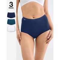 6Pk Basic Maxi Briefs Multi Coloured