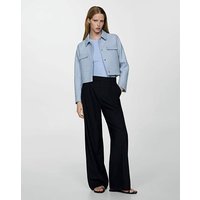 Cropped Tweed Jacket Pockets