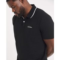 & Blaze Logo Tipped Polo & 6XL