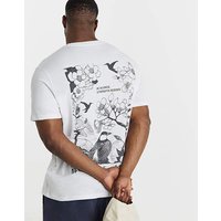 & Osaka Back Graphic T Shirt White Black & 6XL