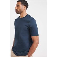Pure Cotton Crew Neck T Shirt Extra Long Jacamo 36 38