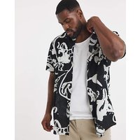 & Montauk Printed Shirt & 3XL