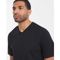 Pure Cotton V Neck T Shirt Extra Long Jacamo 4XL60 62