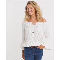 Summer Broderie Top