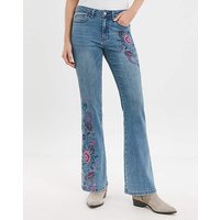 Embroidered Boot Cut Jean