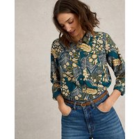 Organic Cotton Shirt Blue Yellow