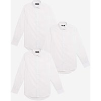 3 Pack Long Sleeve Formal Shirt Long Jacamo