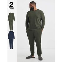 2 Pack Long Sleeve Pyjama Set