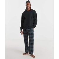 Sweatshirt Check Bottom Set