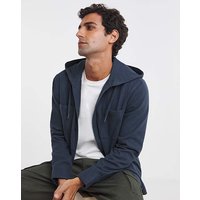 Cotton Hooded Flannel Shirt Long Jacamo 4XL57 59