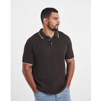 & Premium Ethan Detail Polo & 1XL