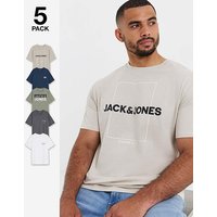 & Arthur 5 Pack Logo T Shirts