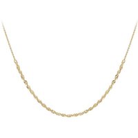 9CT Rope & Trace Asdjustable Chain