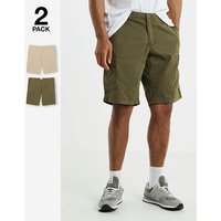 & Cole Matty Cargo Shorts Khaki Stone &