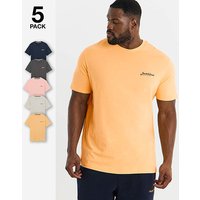 & Beau 5 pack T Shirt & 3XL